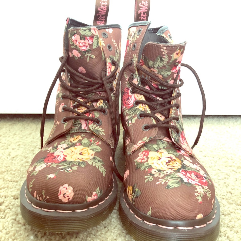 Floral Doc Martins